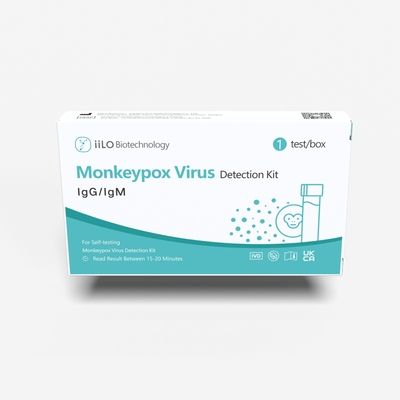 IILO Monkeypoxのウイルスの検出のキットIGM/IGGのコロイド金方法