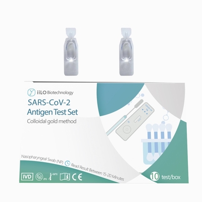 プラスチック セリウムSARSCoV 2 Antigen Test Set Nasopharyngeal Swab 10テスト/箱