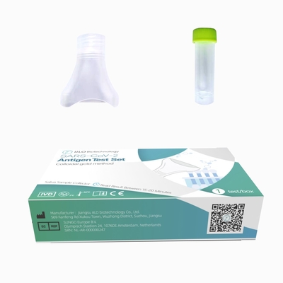 プラスチック唾液の抗原の自己診断のキット1 Test/Box SARSCoV 2